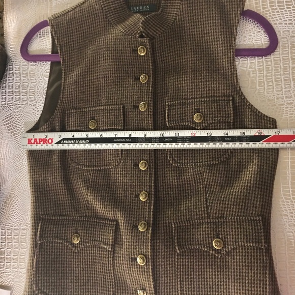 Ralph Lauren Tweed Vest - Picture 2 of 6